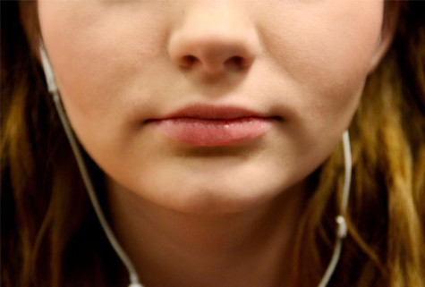 Listening to music in school