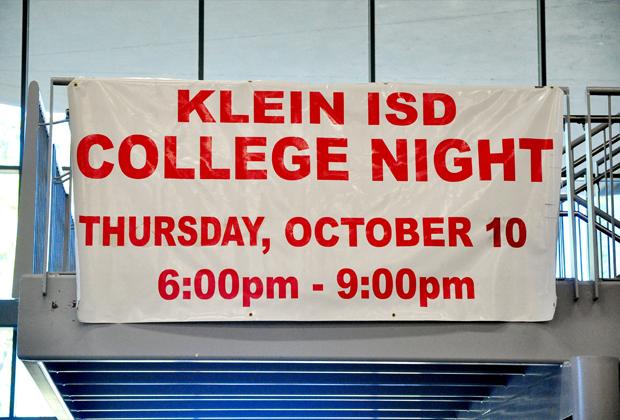 Klein+Collins+hosts+annual+College+Night.