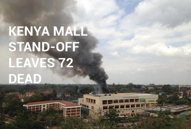 Ongoing kenya stand-off leaves 72 dead