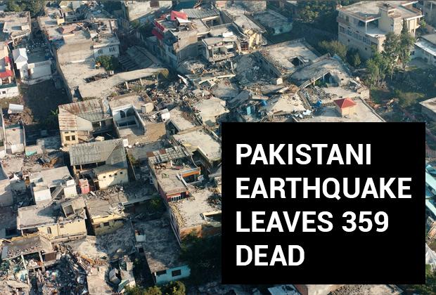 Earthquake in Pakistan leaves 349 dead