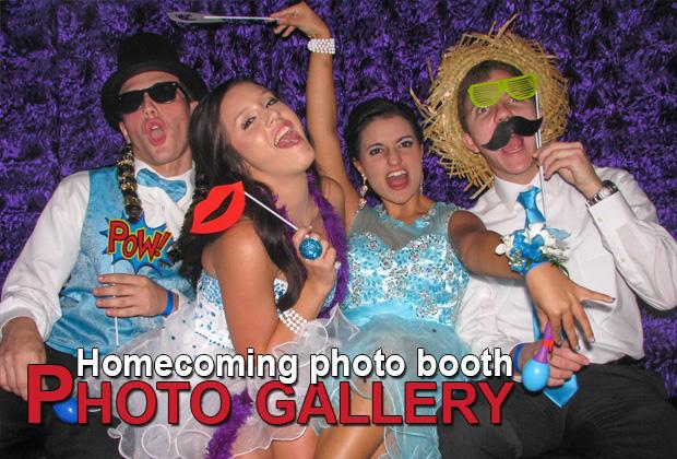Photo Gallery: Homecoming dance photo booth