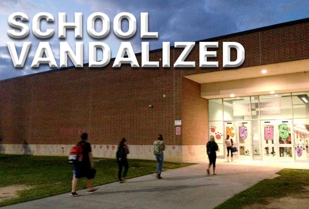 School vandalized overnight Wednesday, vulgar terms spraypainted on walls