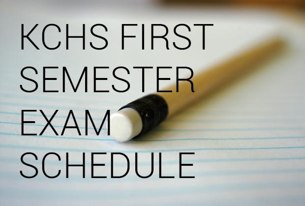 Due to semester exams, the Klein Collins bell schedule will be revised.