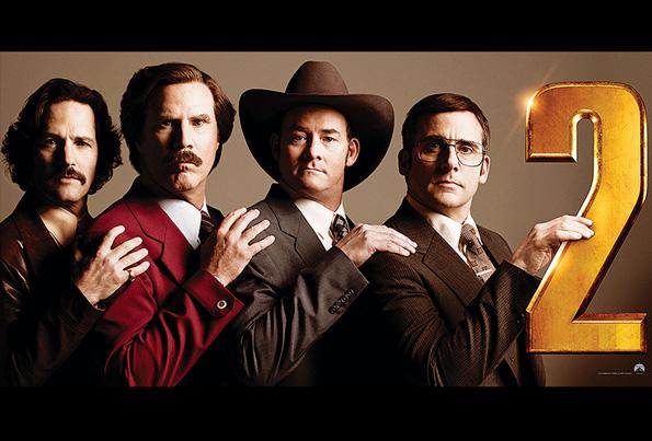 Anchorman cast reunites to create sequel.