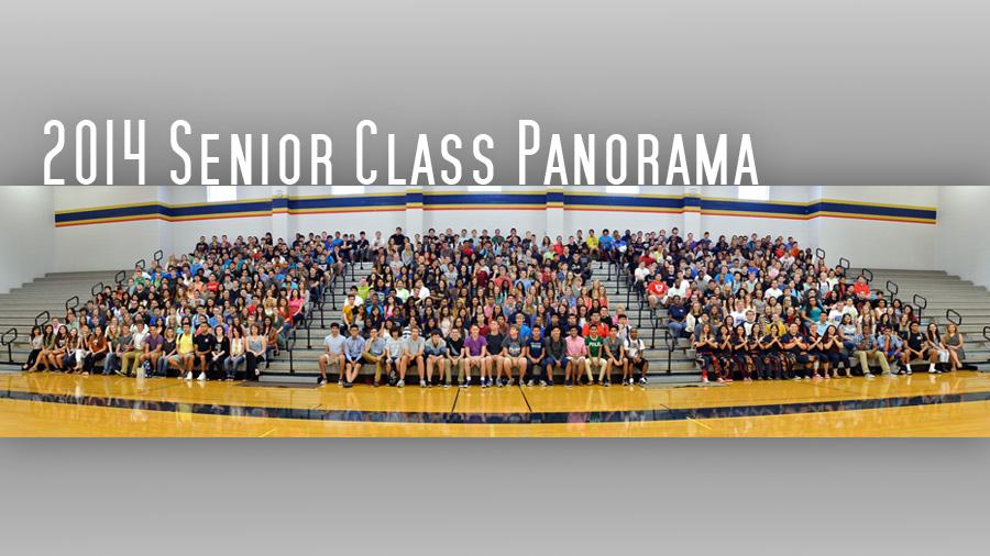 2014 senior class panorama