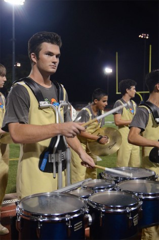 Senior Ryan Branum has been on the drumline since his freshman year.