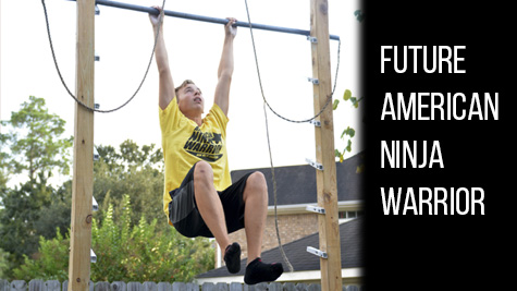 Sophomore Max Maisoneuvve trains hard to become an American Ninja Warrior.