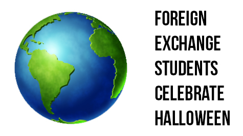 Foreign exchange students celebrate Halloween