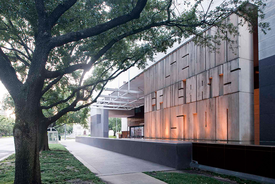 MFAH, Audrey Jones Beck Building, Exterior. Photo by Robb Williamson, courtesy of the Museum of Fine Arts, Houston.