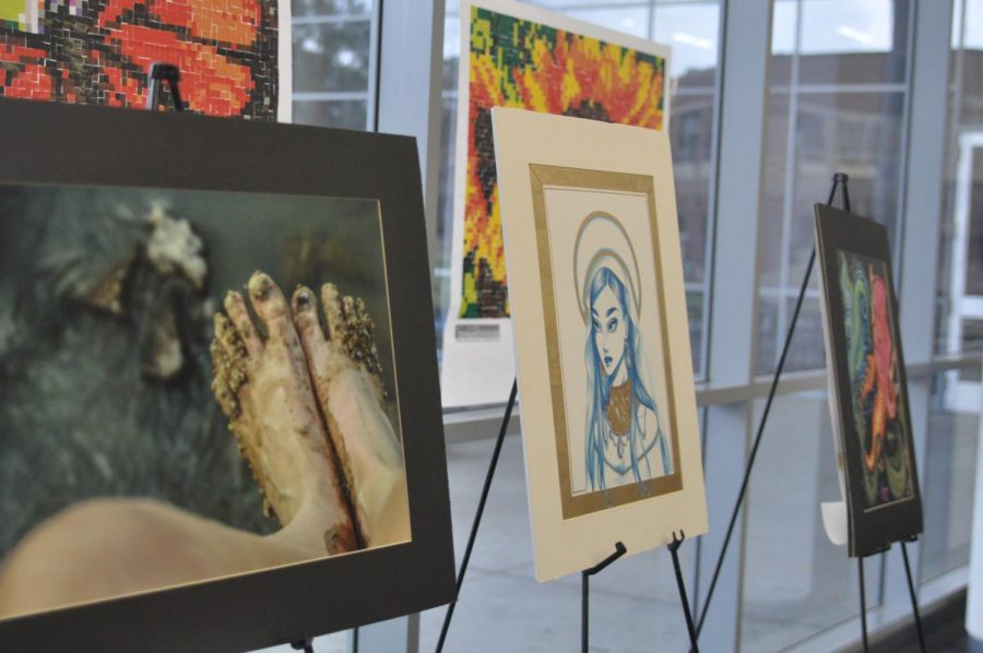 VASE was held Feb. 17, and artworks were later put on display in the Klein Collins library.