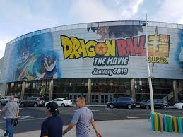 An unknown theater hosts an event for the opening of Dragon Ball Super: Broly.