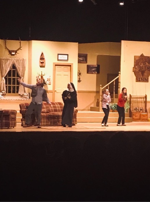 Photo of the Day (10/25/21)Klein Collins Drama acts out a preview of the upcoming comedy play, Farce of Habit. 