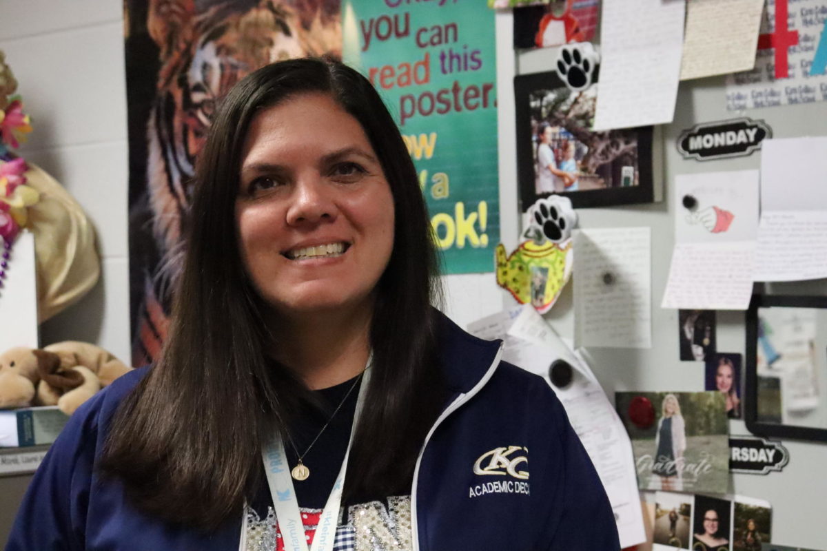 Advanced Placement English teacher Laurie Marek gives life lessons through learning everyday. 